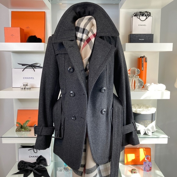 🆕 ❄️ BRAETAN WOOL BLEND PEACOAT NWOT - Picture 2 of 14